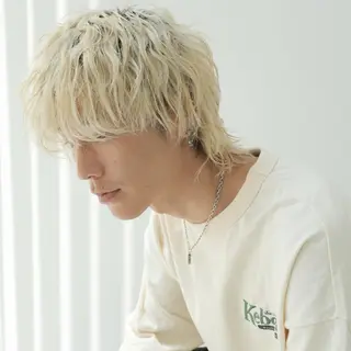 メンズ カラー ショート Mens salon ANDYのヘアスタイル