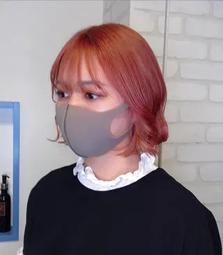 ショート 韓国✖️網紅🖤 パーマYURIYAのヘアスタイル