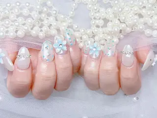ネイル 🎀ゆうず 𝜗𝜚 ྀིのネイルデザイン