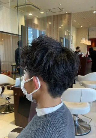 ショート パーマ メンズ ✂︎山﨑 涼太✂︎のヘアスタイル