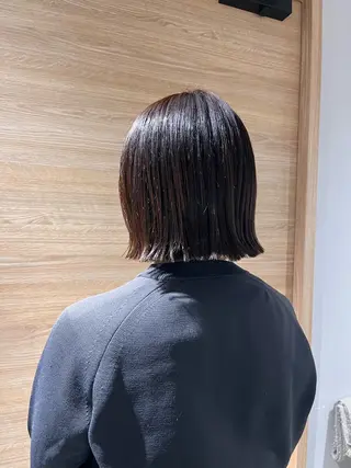 ミディアム 透明感ケアカラー/ レイヤー/ryokaのヘアスタイル