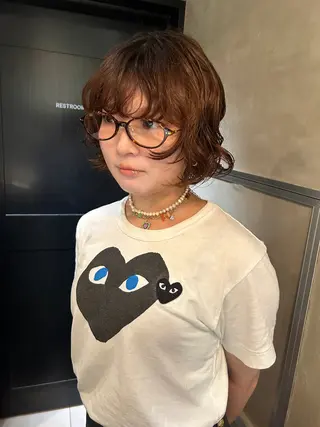 ショート パーマ デザイン/アレンジ ❤︎イシイレイのヘアスタイル