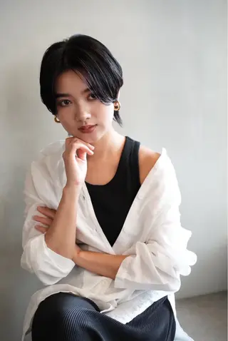 ショート カラー 加賀 千聖 /soigneのヘアスタイル