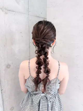 ヘアアレンジ はやしほのか| マンツーマン美容師のヘアスタイル