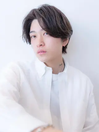パーマ メンズ 10月限定モニター 髪質改善美髪矯正のヘアスタイル