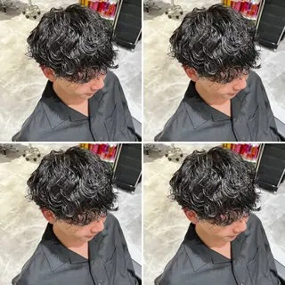 パーマ メンズ メンズパーマ特化 店長望月謙二郎のヘアスタイル