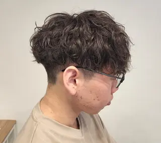 ショート パーマ カラー メンズ 【イケメン風パーマ】 SHOFYのヘアスタイル