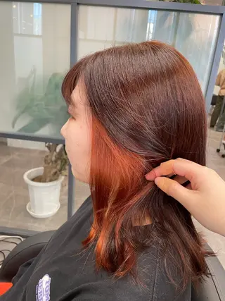 ミディアム カラー ALLEN hair /まなのヘアスタイル