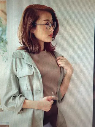 ミディアム 渡辺 浩二のヘアスタイル
