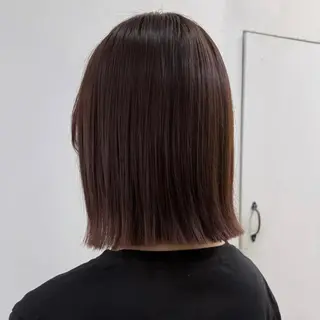 ショート カラー 小島 咲音/艶カラー /レイヤー/縮毛矯正のヘアスタイル