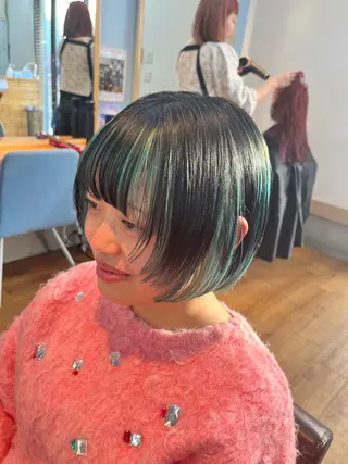 ミディアム カラー 🫧ハイトーン/ ブリーチ🫧白石航汰のヘアスタイル