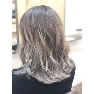 ミディアム YOFAhair芦屋 峰★カラーリストのヘアスタイル
