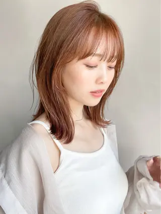 ミディアム カラー 【lyann表参道】 大内優衣のヘアスタイル