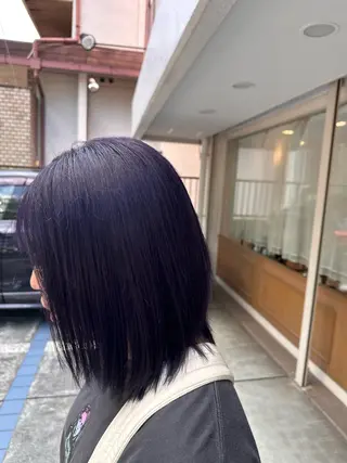 セミロング カラー CLALA瀬田店 やまもとまさたかのヘアスタイル