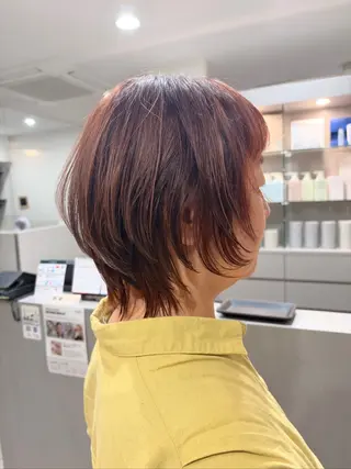 ショート カラー お悩み改善 美容師✂鷲田竜也のヘアスタイル