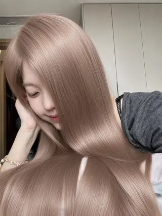 ロング カラー ヘアアレンジ 透明感カラー🎀艶髪 Anju/渋谷🎀のヘアスタイル