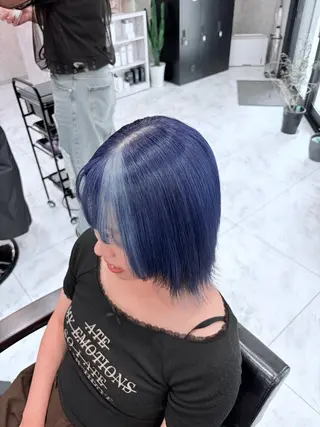 ミディアム 🦋ハイトーン🦋 石山 希理🦋のヘアスタイル