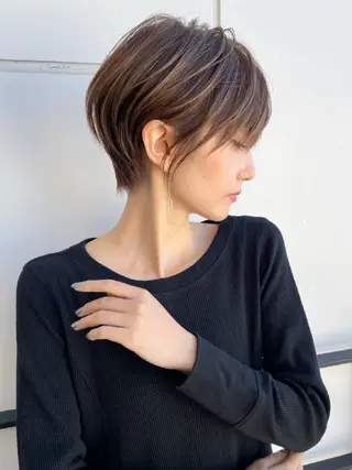 ショート 大人ショート特化 ✄山嵜菜織のヘアスタイル