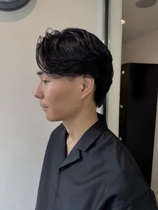 ミディアム 米元 春奈のヘアスタイル