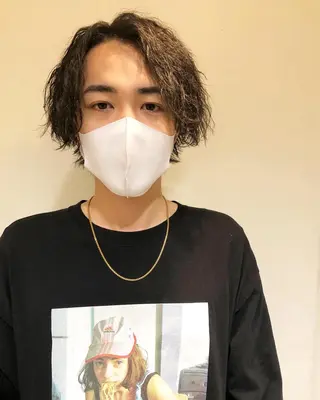 パーマ ヘアアレンジ メンズ メンズ特化✂️栗原 侑也のヘアスタイル