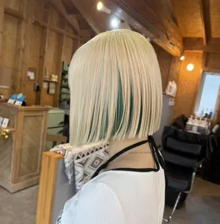 ショート ダブルカラーモデ ル募集中/もえのヘアスタイル
