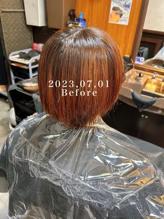 カラー 深野 茜のヘアスタイル