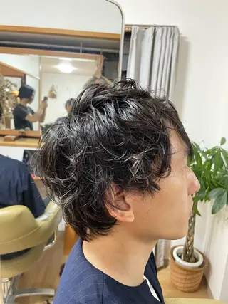 ミディアム Yuki @美容室あのんのヘアスタイル