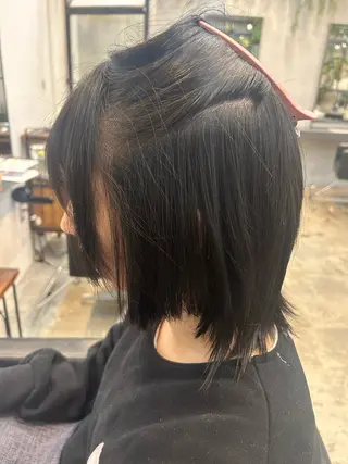 小森田 果怜 カラー、縮毛矯正のヘアスタイル