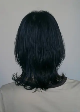 ミディアム enx天王町店 伊藤 愛央のヘアスタイル