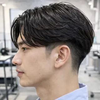 パーマ メンズ メンズ清潔感のプロ 💈メンズパーマ藤田のヘアスタイル