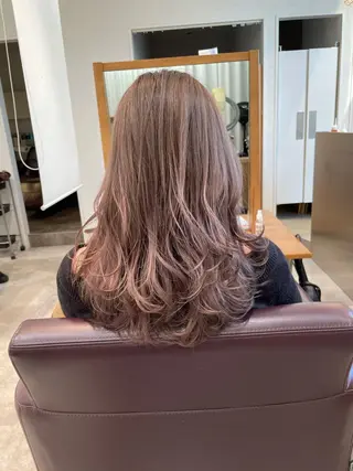 ロング カラー HAREru. モデル募集【戸塚】のヘアスタイル