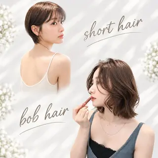ショート Zina大宮/ミニモ 限定/当日予約⭕️のヘアスタイル