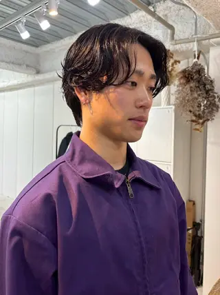 ショート パーマ メンズ JESTER 烏丸御池のヘアスタイル