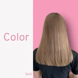 セミロング カラー SKILL 石岡 🌻城戸のヘアスタイル