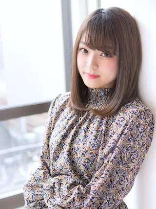 ミディアム 永野 良一のヘアスタイル