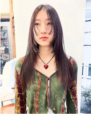 ロング カラー 似合わせヘア 💐たかさきかなこのヘアスタイル