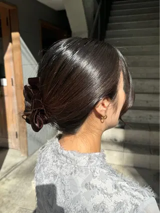 ヘアアレンジ 🔆髪質改善 透明感 カラー🔆佐々木貴仁のヘアスタイル
