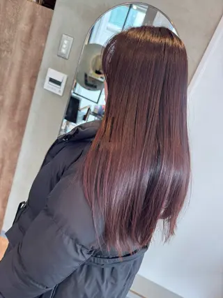 セミロング カラー yoshi （髙橋）のヘアスタイル