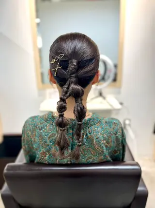 ヘアアレンジ 似合わせヘアメイク 💐オダギリチアキのヘアスタイル