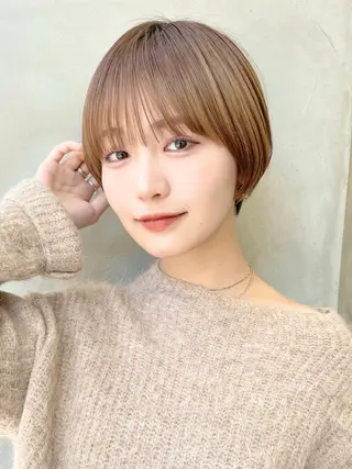 ショート カラー ショート・ボブ 徳竹淳一のヘアスタイル