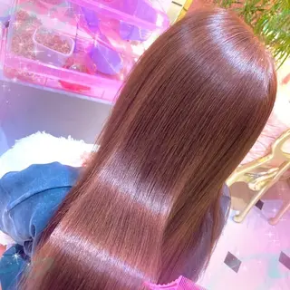 ロング カラー ビューティサロン ミルクのヘアスタイル