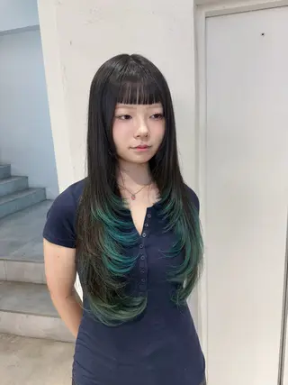 ミディアム カラー デザイン/レイヤーカ ット🪐˚⌖MIHOのヘアスタイル