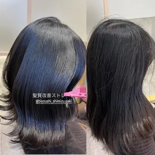 ミディアム パーマ しみず さきのヘアスタイル