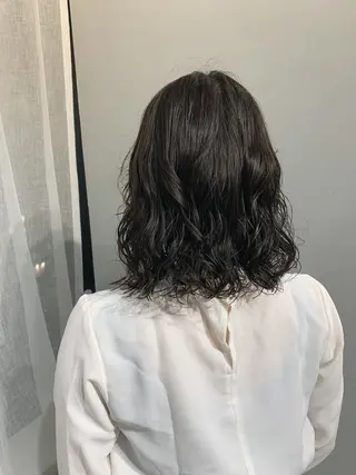 パーマ ボブパーマコテ巻き風 パーマNo1深江秀平のヘアスタイル