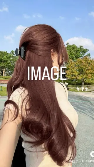 ロング 森 はるかのヘアスタイル