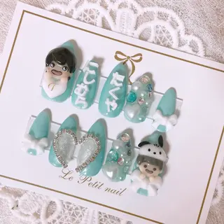 ネイル 大分市推し活ネイル 🎀ライブ・現場前にのネイルデザイン
