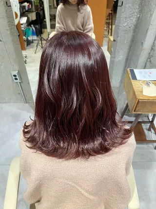 ミディアム 阪倉 美玲のヘアスタイル