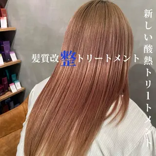 セミロング メンズ縮毛矯正 ブリーチカラー/まやのヘアスタイル