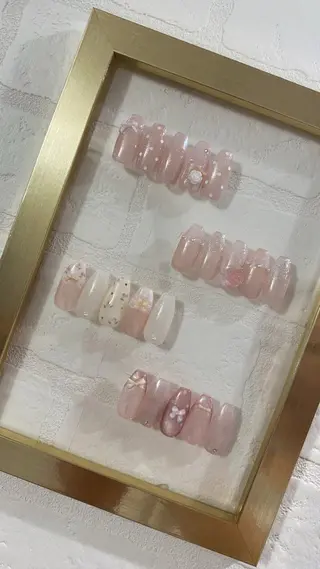 ネイル crystal ⭐︎ colorのネイルデザイン