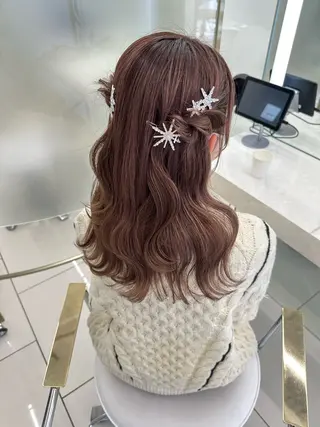 ヘアアレンジ ミディアムカット/ COA銀座🐩マコのヘアスタイル